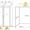 de garantie authentique Grosses soldes 😀 CALICE Combiné encastrable de 3 caves à vin mono-température et d’une cave à charcuteries – Façade inox – Bouteilles inclinées ❤️ 19