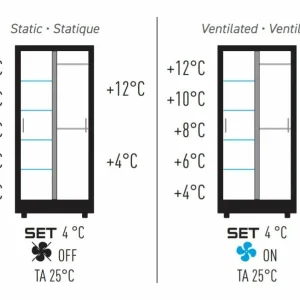 Budget 🔥 CALICE DESIGN Combiné de 3 vitrines réfrigérées professionnelles pour vins, charcuteries et fromages – 3 côtés vitrés – Habillage magnétique ⌛ excellents soldes 11